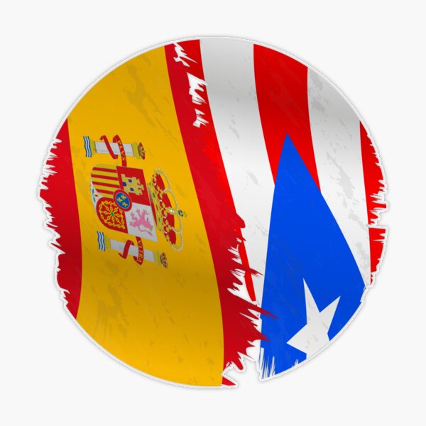 Latino Puerto Rican Flag Sticker - Latino Puerto Rican Flag