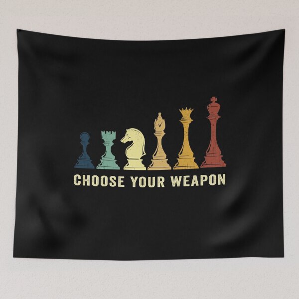 Item preview, Choose Your Weapon Gag Chess Gifts Chess Players  designed and sold by shophia-art.