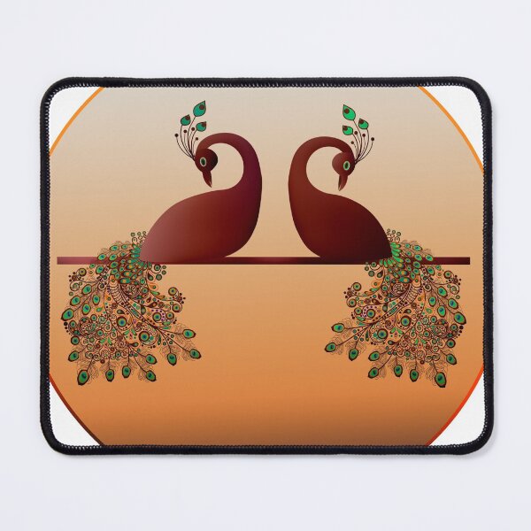 Item preview, The couple of peacock in sunset time designed and sold by Gayacreations.
