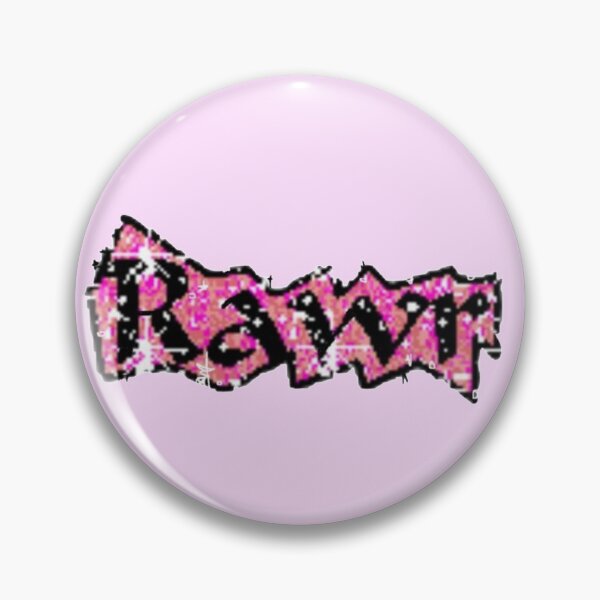 Item preview, Hot pink quote funky y2k rawr designed and sold by Eternallykawaii.