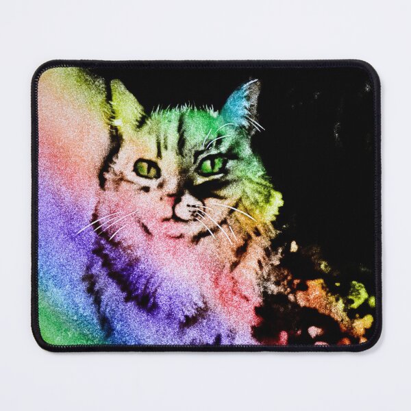 Item preview, Kilo the Rainbow Cat designed and sold by sandexperiment.