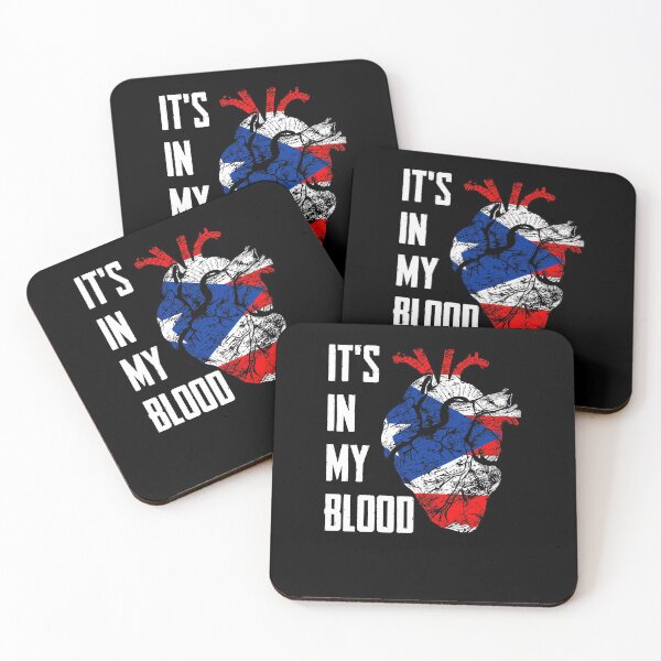 Item preview, It's In My Blood Puerto Rico For A Boricua Native designed and sold by Nessshirts.