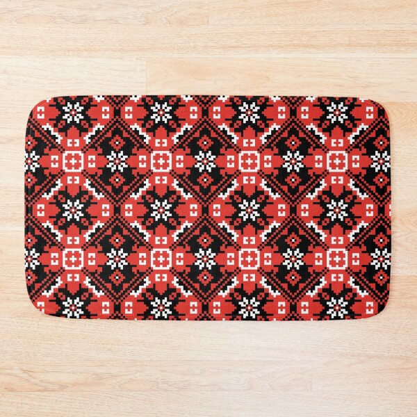 Item preview, Ukrainian Embroidery Ornament Vyshyvanka Black designed and sold by boozkova-vorona.