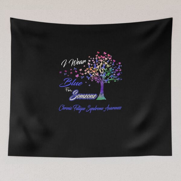 Item preview, Ribbon Tree I Wear Blue For Someone Chronic Fatigue Syndrome Awareness Classic T-Shirt designed and sold by LiveYeu1EM.
