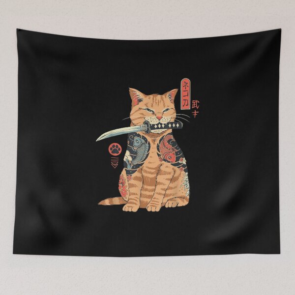 Item preview,  Cat Neko Catana Anime Art For Women Teen Girls Anime merc designed and sold by Skali-Art.