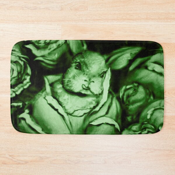 Item preview, Green bunny in Cabbages designed and sold by sandexperiment.