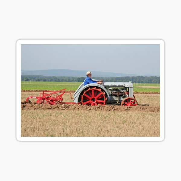 Aufkleber Wetterfest Landwirt 10 oder 40cm Bauer Traktor mähdrescher  Geschenk : : Baumarkt