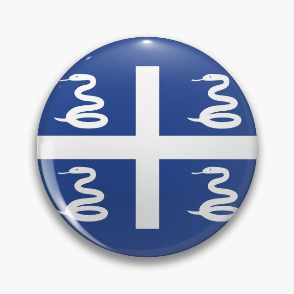 Item preview, Snake Flag of Martinique II designed and sold by Freihalt.