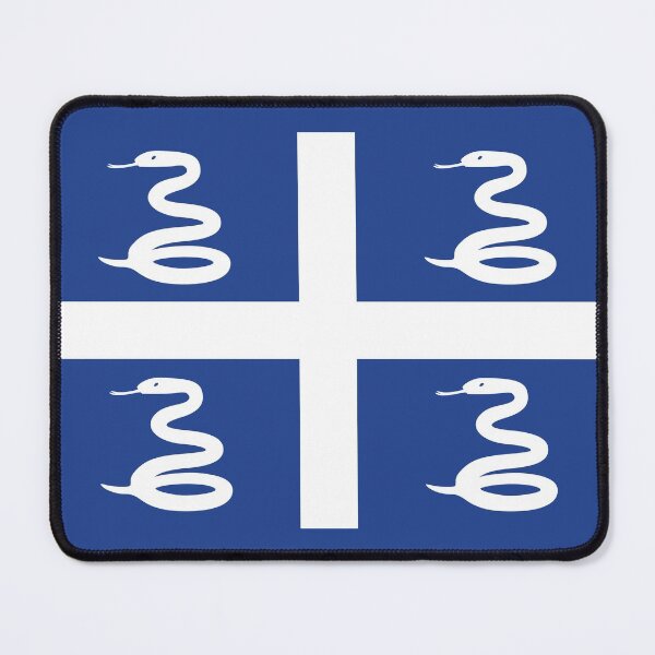 Item preview, Snake Flag of Martinique II designed and sold by Freihalt.