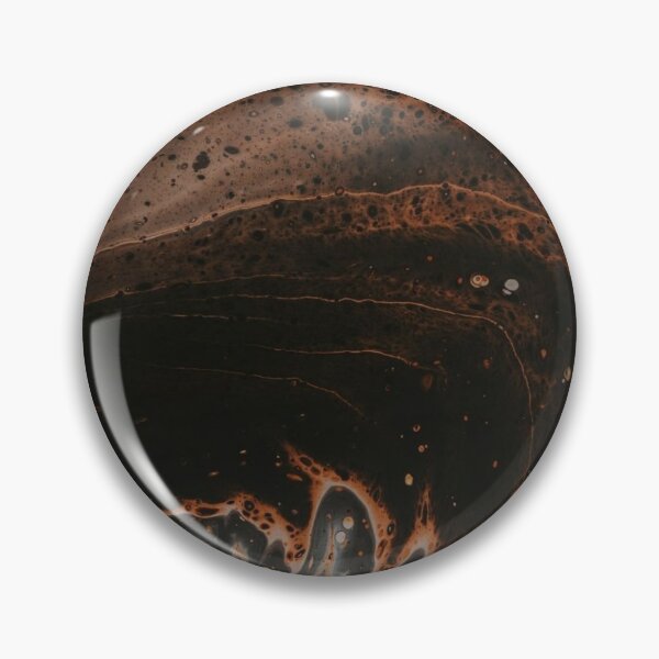 Item preview, dark amber and black marble print designed and sold by HadeeeeL.