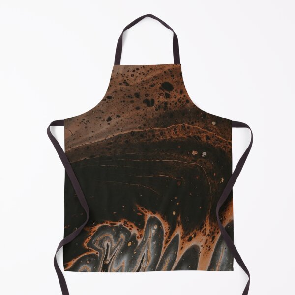 Item preview, dark amber and black marble print designed and sold by HadeeeeL.