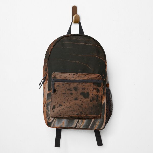 Item preview, dark amber and black marble print designed and sold by HadeeeeL.