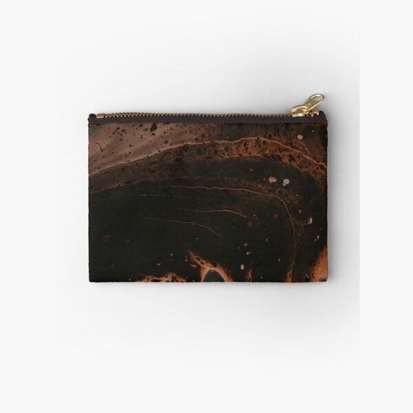 Item preview, dark amber and black marble print designed and sold by HadeeeeL.