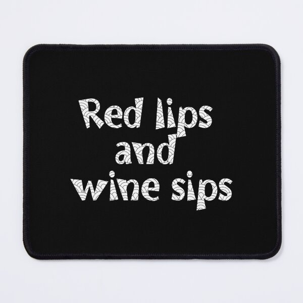 Item preview, Red Lips And Wine Sips designed and sold by Binod Kashyap.