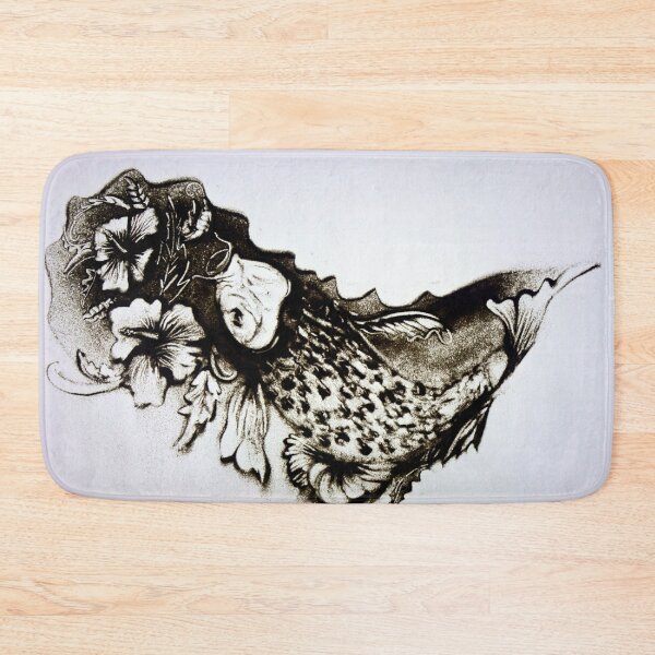 Item preview, Fish with Hibiscus  designed and sold by sandexperiment.