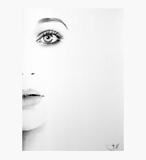 Kate Bush Half Series Minimal Portrait Photographic Print