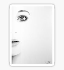 Kate Bush Half Series Minimal Portrait Sticker