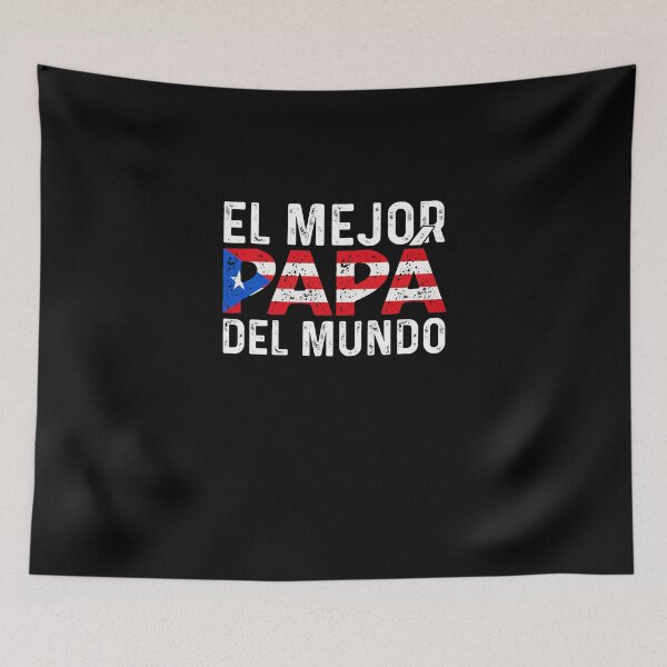 Item preview, El Mejor Papa Del Mundo For A Puerto Rican Dad designed and sold by Nessshirts.