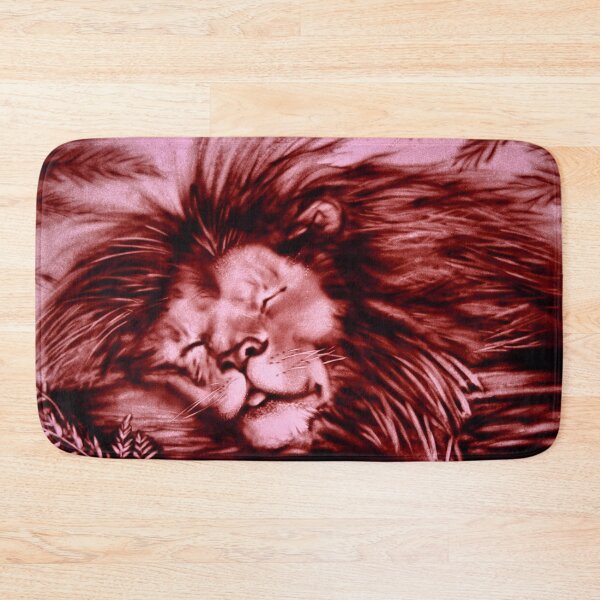 Item preview, Lazy Lion (Working from Home) designed and sold by sandexperiment.