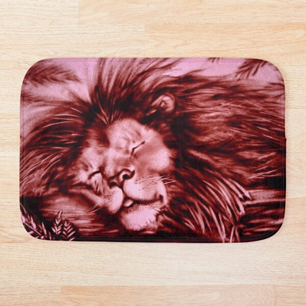 Item preview, Lazy Lion (Working from Home) designed and sold by sandexperiment.