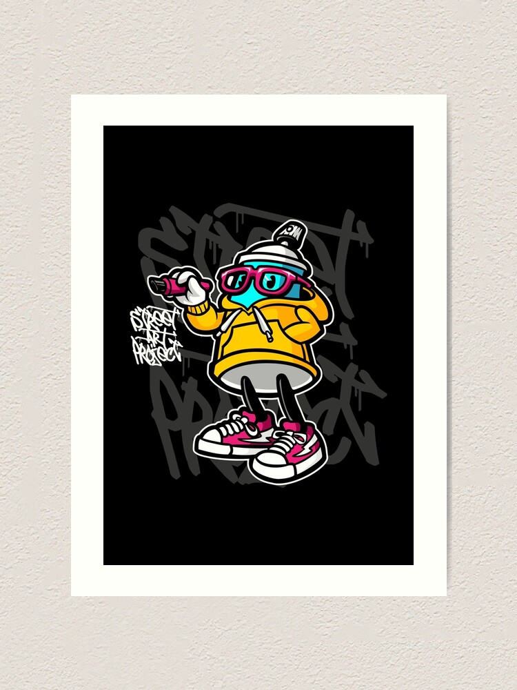 Graffiti can Art Print for Sale by D3monic