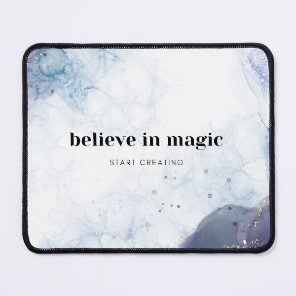 Item preview, belive in magic , start creating , cute gift idea for an artist  designed and sold by Alan-NY.