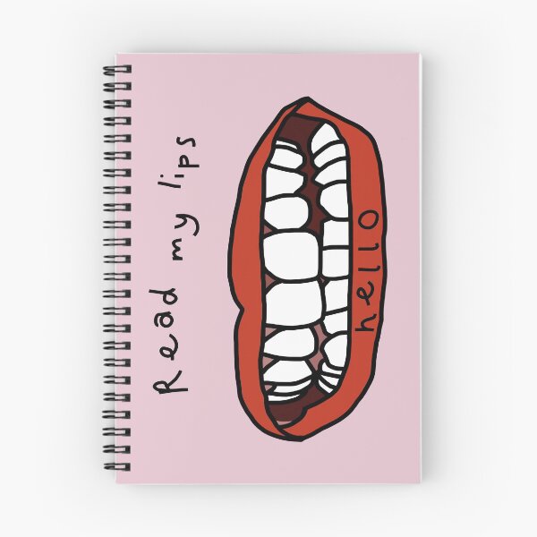 Item preview, Read My Lips Hello Funny Face designed and sold by ellenhenry.