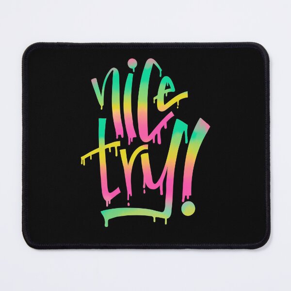 Item preview, Colorful Nice Try stylized font design designed and sold by BeeMeCreative.