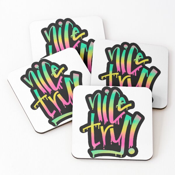 Item preview, Colorful Nice Try stylized font design  designed and sold by BeeMeCreative.