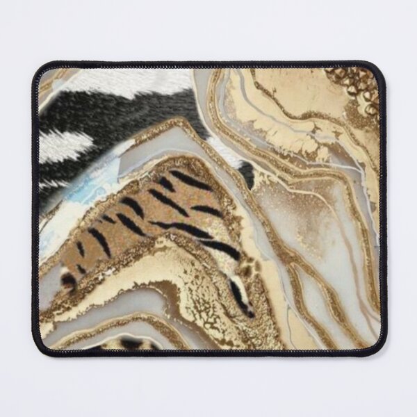 Item preview, zebra print, beige and gold marble  designed and sold by HadeeeeL.