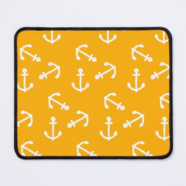 Item preview, Nautical Anchors Orange And White Vintage designed and sold by funnytshirtemp.
