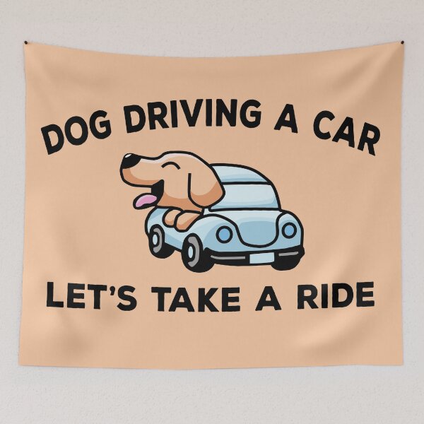 Item preview, Dog Driving A Car Let's Take A Ride designed and sold by tr3nding.