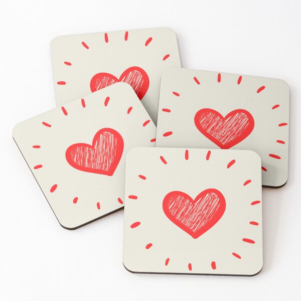 Item preview, Hearts Love with Rays designed and sold by designlee.