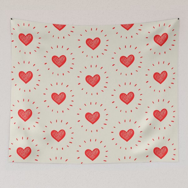 Item preview, Hearts Love with Rays designed and sold by designlee.