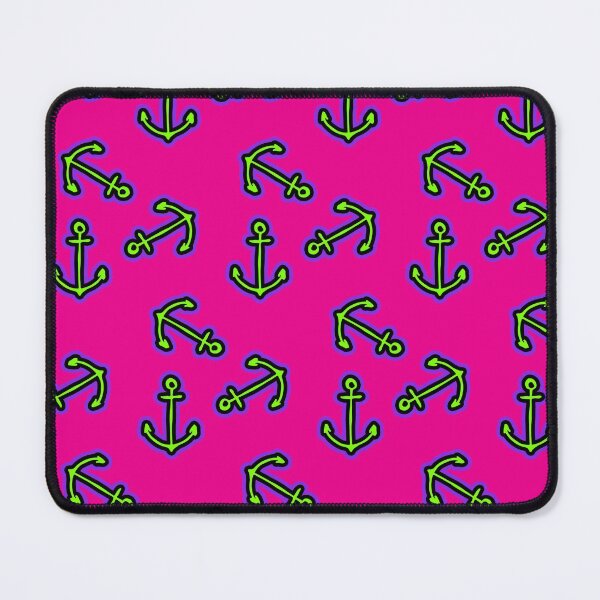 Item preview, Nautical Anchors Anchor Pattern Vintage Retro Pink Green Purple Black designed and sold by funnytshirtemp.