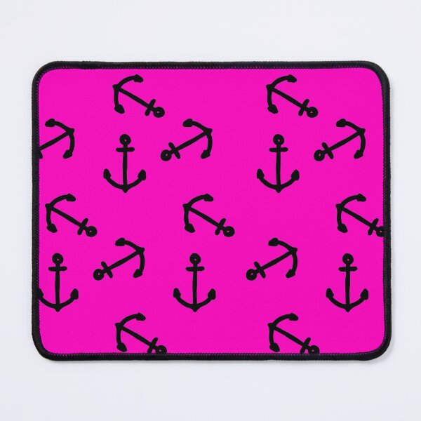 Item preview, Nautical Anchors Anchor Pattern Vintage Retro Pink Black designed and sold by funnytshirtemp.