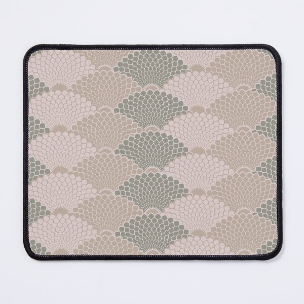 Item preview, Reptile skin japanese seamless pattern (neutral shades)  designed and sold by lents.