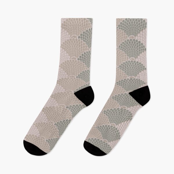 Item preview, Reptile skin japanese seamless pattern (neutral shades)  designed and sold by lents.
