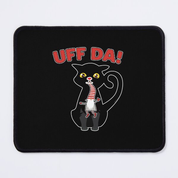 Item preview, Uff Da! Funny Shirt Cat Catching Gnome Norwegian American designed and sold by funnytshirtemp.