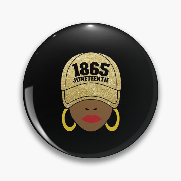 Item preview, Juneteenth 1865 Black Freedom Afro Gold Women's Juneteenth Gear designed and sold by DynamicDesign.