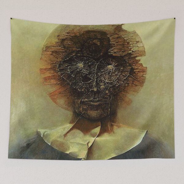 Item preview, Untitled (The Maid) by Zdzislaw Beksinski designed and sold by ReimagineStore.