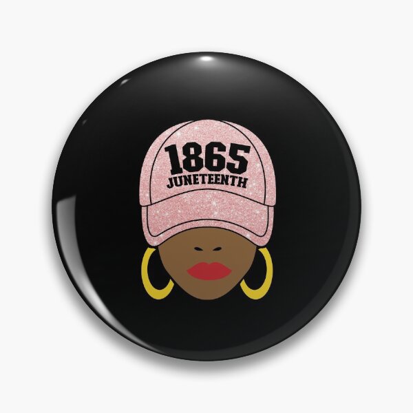 Item preview, Juneteenth 1865 Black Freedom Afro Pink Women's Juneteenth Gear designed and sold by DynamicDesign.