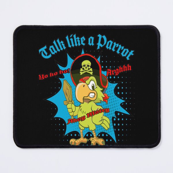 Item preview, Talk Like a Parrot Pirate Skull and Crossbones Talk Like a Pirate Day Grunge Distressed designed and sold by funnytshirtemp.