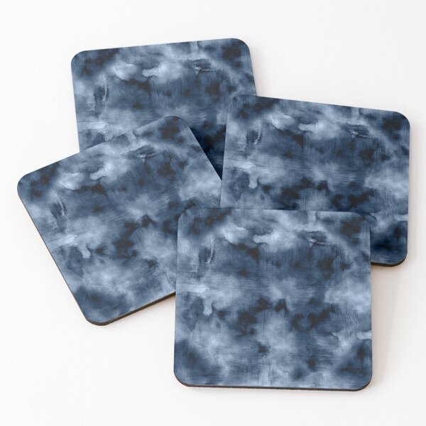Item preview, Modern Indigo Tie Dye Print designed and sold by RSDigitalPrintDesign.