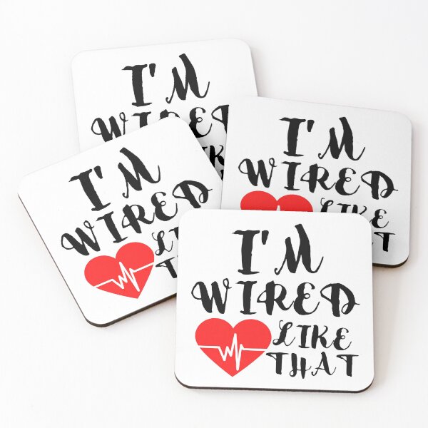 Item preview, i'm Wired Like That Pacemaker Joke Heart Disease Awareness Pacemaker Shirt Funny ICD Surgery Gift designed and sold by Live  Today.