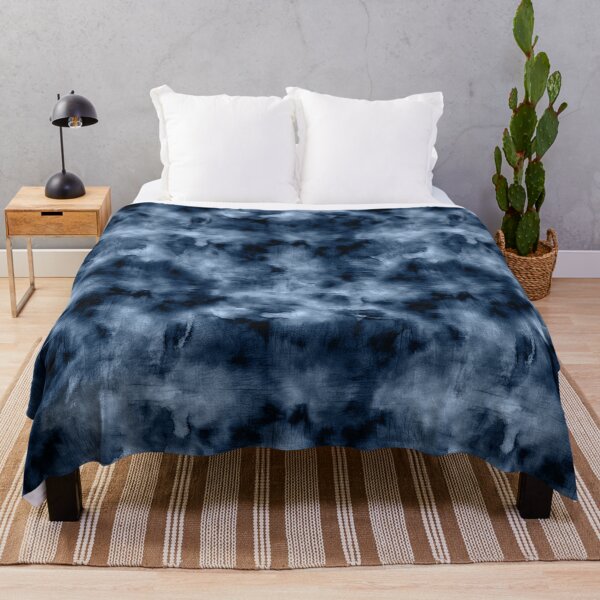 Item preview, Modern Indigo Tie Dye Print designed and sold by RSDigitalPrintDesign.