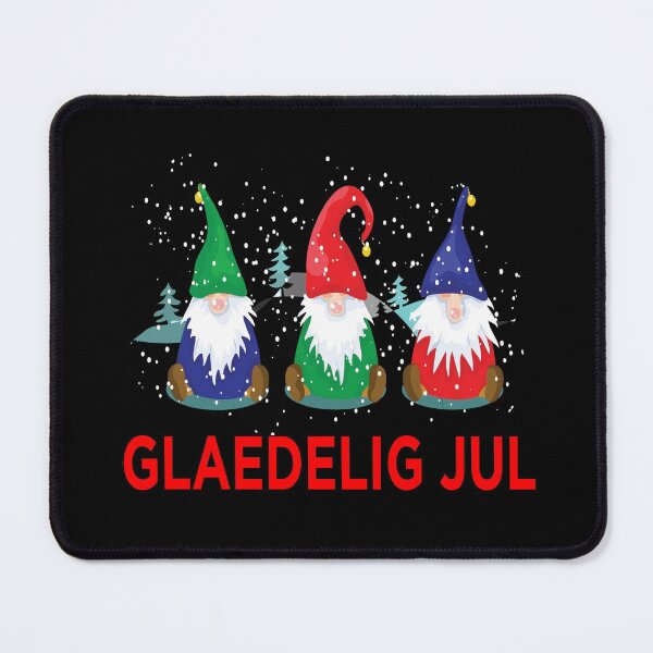 Item preview, Glaedelig Jul Nordic Gnomes Christmas Tree Tomte Nisse  Danish designed and sold by funnytshirtemp.