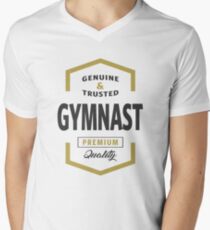 Gymnast Logo Tees Men's V-Neck T-Shirt