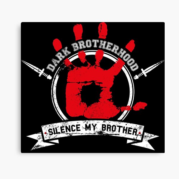 Dark Brotherhood - black Canvas Print