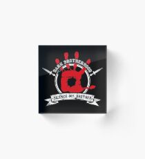 Dark Brotherhood - black Acrylic Block